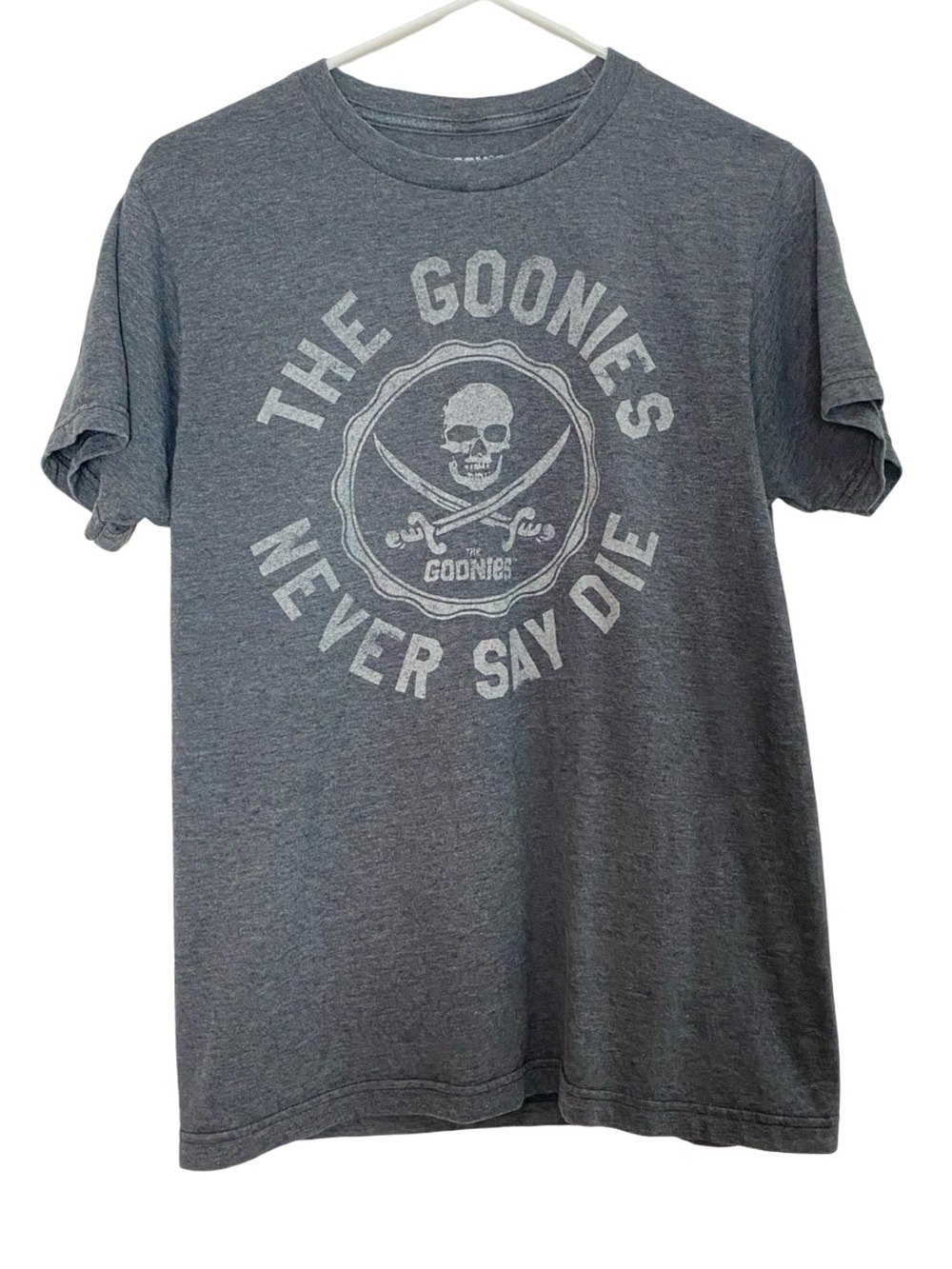 The Goonies T-shirt Mens Size Small Unisex Tee Ripple Junction Crewneck Gray